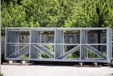 Готова рама відкатних воріт для проема 3,8-4м. RAMA-ZINC-COMPLETE фото
