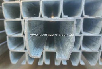 Оцинкованная направляющая для откатных ворот 70x60х3,2 CONSOL-OPTIMA-ZINC фото